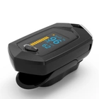 Пульсоксиметр на палец аккумуляторный оксиметр Yonker oSport (Black) OLED-дисплей пульсометр для измерения пульса - зображення 3