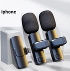 Микрофон для iPhone беспроводной 2шт Lightning черный (FR-1867)