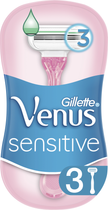 Одноразові станки для гоління Venus Smooth Sensitive 3 шт (7702018491544)