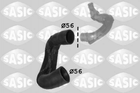 Патрубок інтеркулера лівий Renault Trafic/Opel Vivaro 2.0 dCi 06- Sasic (3334025)