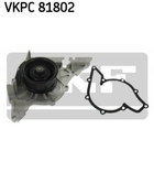 Водяний насос AUDI/SKODA/VW 80/A4/A6/A8/Superb/Passat \'\'2,4/2,8L "91-08 SKF (VKPC81802)