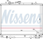 Радіатор охолоджування Nissens (62892)