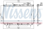 Радиатор охлаждения Nissens (67030)