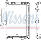 Радіатор системи охолодження Nissens (62870A)
