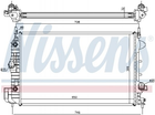 Радіатор охолоджування Nissens (63113A)