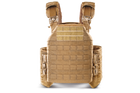 Плитоноска / тактичний жилет Plate Carrier U-WIN PRO зі швидким скиданням 260х330 з камербандами M під балістичні пакети Cordura 500 Койот - изображение 2