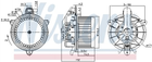 Вентилятор салону Nissens (87495)