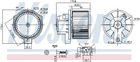 Вентилятор салону Nissens (87709)