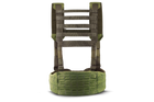 Ремінно плечова система базова U-WIN з лямками / розвантажувальна система РПС під балістичний пакет розміру М Cordura 1000 Олива - изображение 2