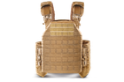 Плитоноска / тактичний жилет Plate Carrier U-WIN PRO зі швидким скиданням 250х300 з камербандами XL під балістичні пакети Cordura 500 Койот - изображение 2