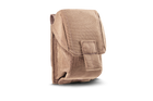Підсумок гранатний закритий посилений на липучці U-WIN Cordura 1000 Тан - изображение 1