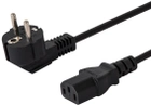 Kabel zasilający SAVIO CL-98 CEE7/7 - IEC-C13 1.8 m (5901986042020) - obraz 1