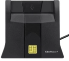 Сканер Qoltec для смарт-ID карт USB 2.0/Type-C (5901878506432) - зображення 1
