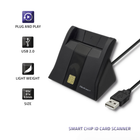 Сканер Qoltec для смарт-ID карт USB 2.0/Type-C (5901878506432) - зображення 4