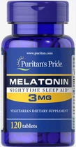 Мелатонин Puritan's Pride Melatonin 3 мг 120 таблеток