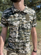 Військова тактична футболка з коротким рукавом Поло 54 Піксель - зображення 1