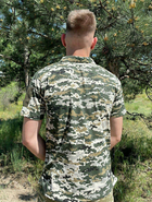Военная тактическая футболка с коротким рукавом Поло 56 Пиксель - изображение 3
