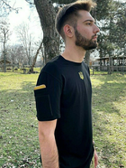 Летняя военная тактическая футболка 52 Черный - изображение 3