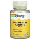 Магний цитрат, Magnesium Citrate, Solaray, 400 мг, 90 капсул (SOR-46301)