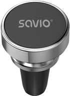 Uchwyt magnetyczny samochodowy Savio CH-03 aluminiowy, srebrny (5901986047148) - obraz 2