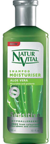 Шампунь для зволоження волосся Naturvital sensitive aloe vera moisturizing 400 мл (8414002073184) - зображення 1