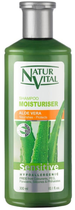 Szampon nawilżający Naturvital Sensitive Aloe Vera Moisturizing Shampoo 2x300 ml (8414002061310) - obraz 1