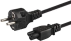 Kabel zasilający SAVIO CL-67 IEC-C5 - CEE7/7 1.2 m (5901986041047) - obraz 1