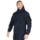 Куртка тактична зносостійка легка тепла куртка для спецслужб S Синій TR_6588S - зображення 3