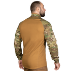 Рубашка боевая тактическая дышащая рубашка для специальных подразделений UBACS XXL Multicam/Койот TR_7047(XXL) - изображение 4