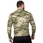 Лонгслив тактичечкий мужская футболка с длинным рукавом для силовых структур M ММ14 TR_6676M - изображение 4
