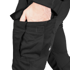 Штаны тактические полевые износостойкие штаны для силовых структур M Черный TR_5809M - изображение 8