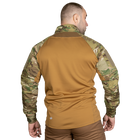 Сорочка тактична польова зносостійка літньо-весняна сорочка KOMBAT (XL) Multicam/Койот TR_7018(XL) - зображення 4