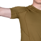 Футболка чоловіча тактична польова повсякденна футболка для спецсужб (XL) Койот TR_7137 (XL) - зображення 5