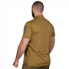 Поло футболка тактическая полевая повседневная футболка для силовых структур XXXL Койот TR_5861XXXL - изображение 4