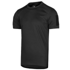Футболка чоловіча тактична польова повсякденна футболка для спецсужб (L) Чорний TR_7094 (L) - зображення 1