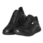 Кросівки тактичні шкіряні зносостійкі для охоронних структур для силових структур 44 Чорний TR_580644 - зображення 1