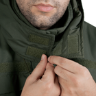 Куртка тактическая полевая износостойкая теплый верх для силовых структур M Олива TR_6557M - изображение 7