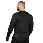 Лонгслив тактичечкий мужская футболка с длинным рукавом для силовых структур M Черный TR_1160M - изображение 4