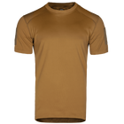 Футболка тактична чоловіча літня повсякденна футболка для силових структур XXL Койот TR_5867XXL - зображення 4