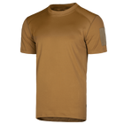 Футболка тактична чоловіча літня повсякденна футболка для силових структур XXL Койот TR_5867XXL - зображення 9