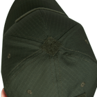 Бейсболка тактическая универсальная кепка для спецслужб CAMOTEC 6609 Олива TR_6609 - изображение 5