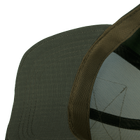 Бейсболка тактическая универсальная кепка для спецслужб CAMOTEC 6609 Олива TR_6609 - изображение 6