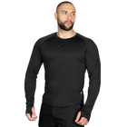 Лонгслив тактичечкий мужская футболка с длинным рукавом для силовых структур XXXL Черный TR_1160XXXL - изображение 3