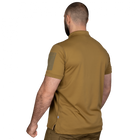 Поло футболка тактическая полевая повседневная футболка для силовых структур L Койот TR_5861L - изображение 4