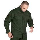 Китель тактичний польова статутна куртка для силових структур KOMBAT XL Олива TR_6526XL - зображення 2