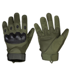Рукавички тактичні вентиляційні універсальні рукавиці для спеціальних та силових підрозділів L Олива TR_6650L - зображення 1