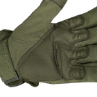 Рукавички тактичні вентиляційні універсальні рукавиці для спеціальних та силових підрозділів L Олива TR_6650L - зображення 4