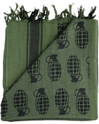 Арфатка шемаг тактична польовий шарф бавовняний KOMBAT 110x115см оливковий TR_kb-grs-olgr - зображення 2
