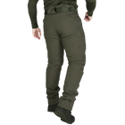 Штани тактичні чоловічі зносостійкі похідні штани для силових структур KOMBAT XXXL Олива TR_6614XXXL - зображення 4