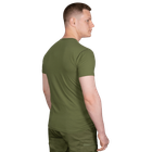 Футболка мужская тактическая полевая повседневная футболка для спецсужб XXL Зеленый TR_2408XXL - изображение 4